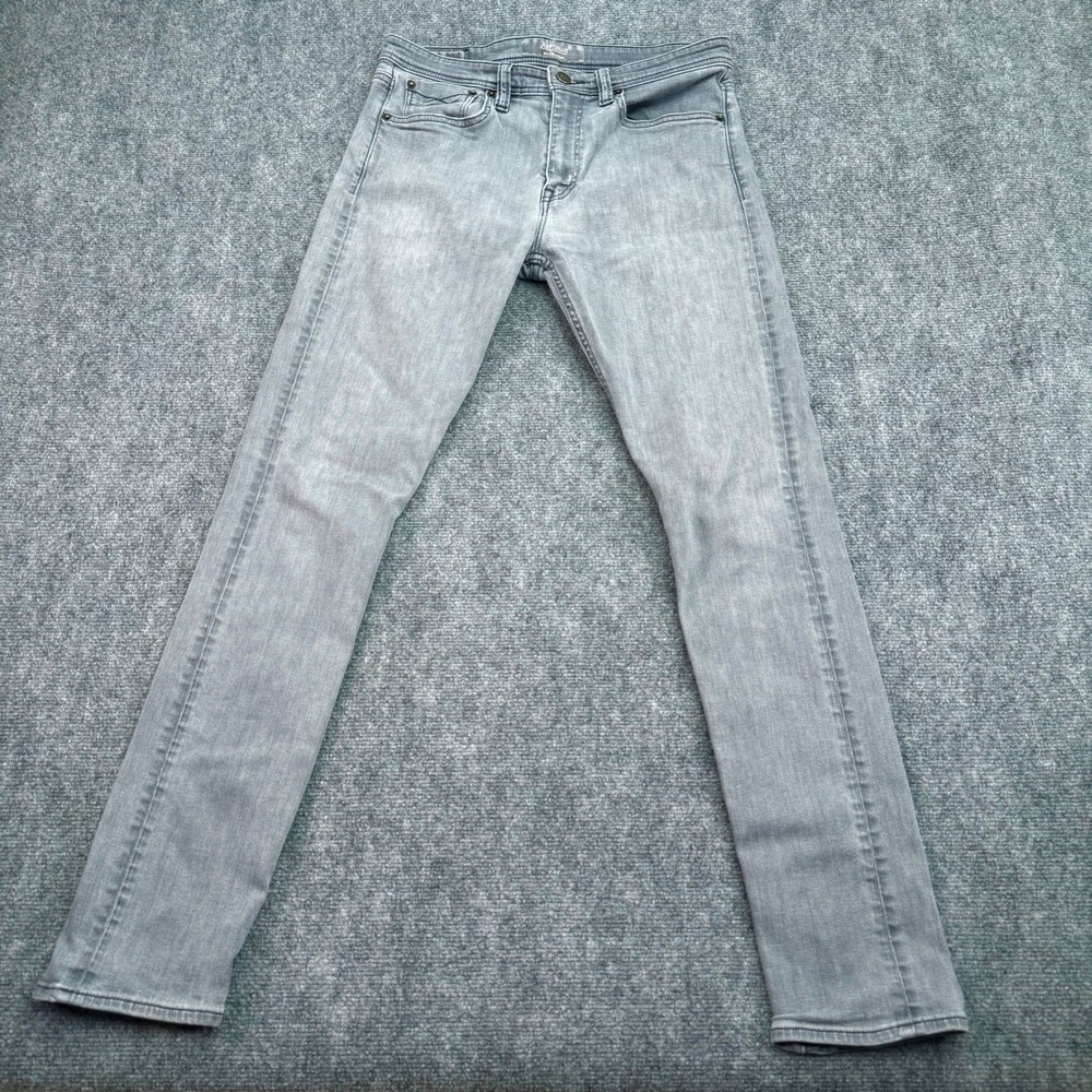 Revtown Jeans Mens‎ 32x31 Gray Taper Fit Decade Denim Distressed *READ